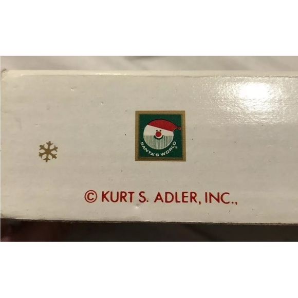 Vintage Kurt Adler carved Christmas " Joy" Sign In Box - Picture 8 of 13